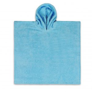 Poncho blauw